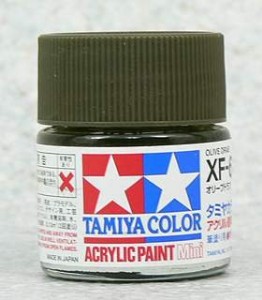TAMIYA 壓克力系水性漆 10ml 橄欖褐色 XF-